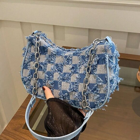 Blue Boho Women's Decorative Buckle Detailing - Picture 6 of 11